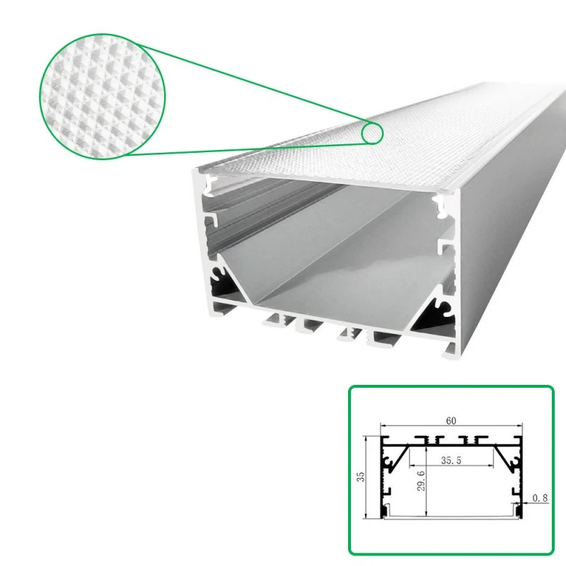Lampa Easbhrúite Patrún Diamond Aicrileach