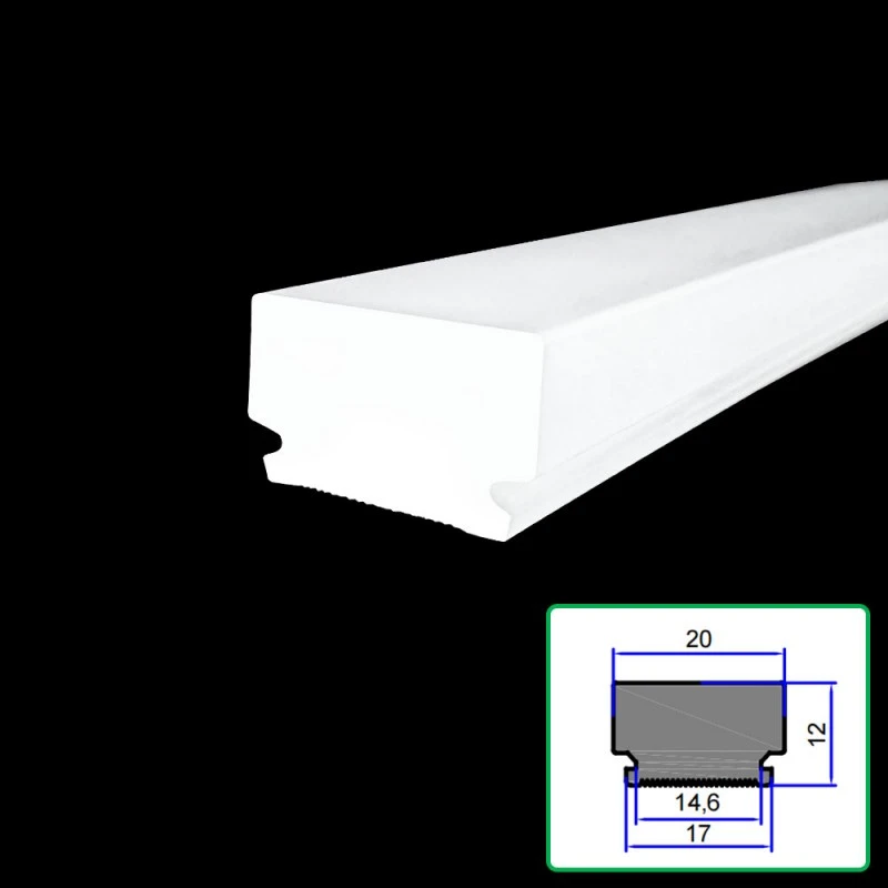 Lampa easbhrúite diffuser aicrileach