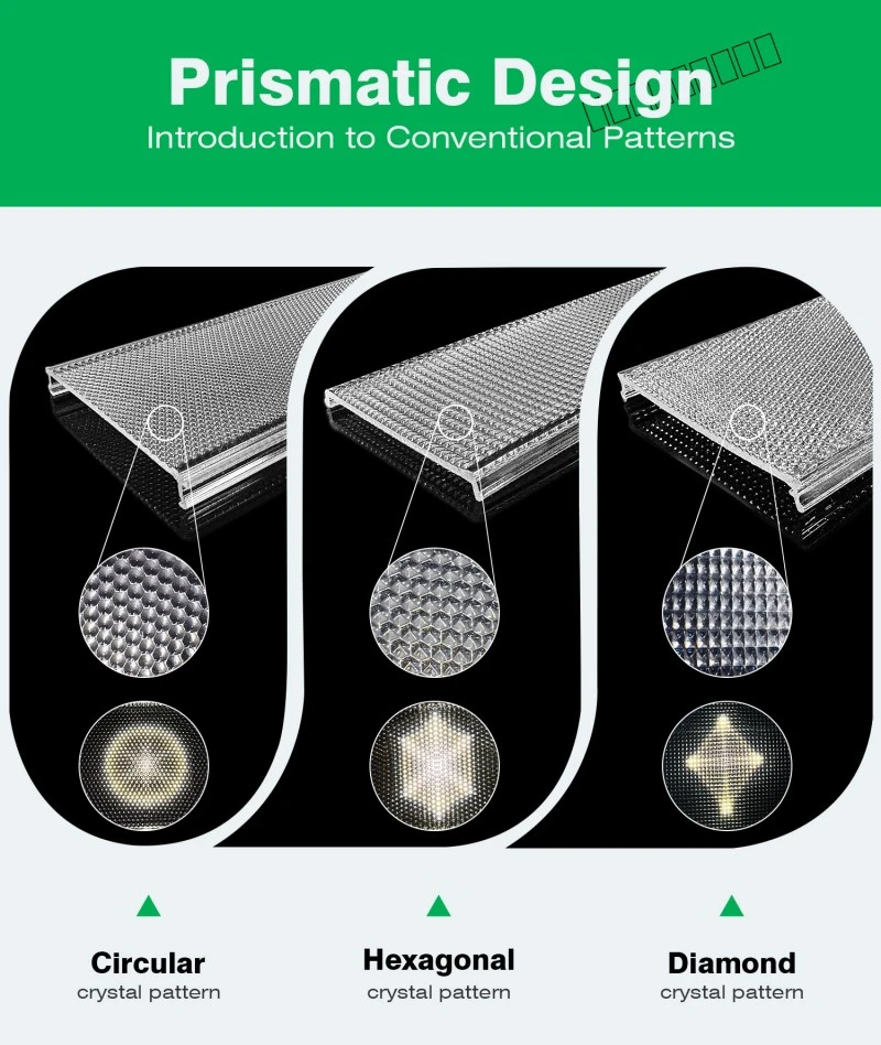 Lampa Easbhrúite Prism Aicrileach
