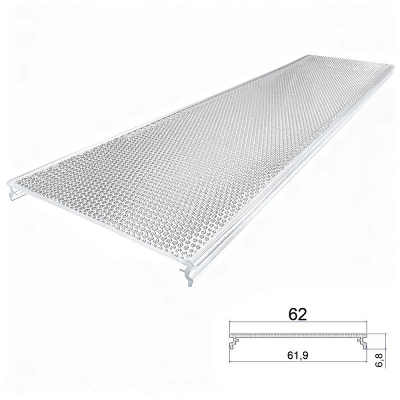 Lampa easbhrúite cabhraithe polycarbonate